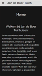 Mobile Screenshot of jandeboertuinhuizen.nl